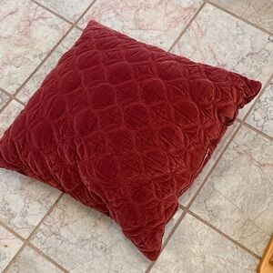 Target Large Velvet Throw Pillow — Soft Luxe Texture Good Condition